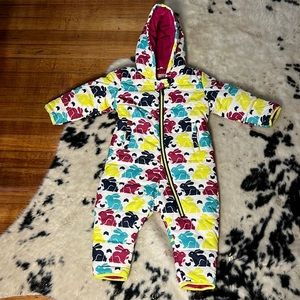 NWOT Hatley one-piece snowsuit
